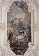 Giovanni Battista Tiepolo Donation of the Rosary Spain oil painting artist